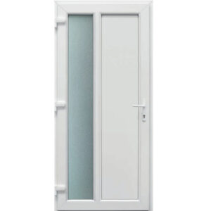 Bejárati ajtó Malaga fehér PVC műanyag