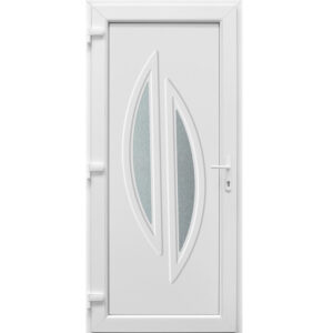 Bejárati ajtó Elba fehér PVC