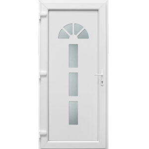 Bejárati ajtó Milano fehér PVC