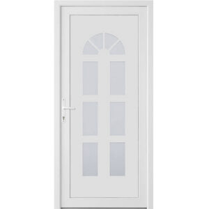 Bejárati ajtó Torino fehér PVC