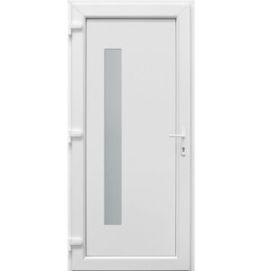 Bejárati ajtó Vigo fehér PVC műanyag