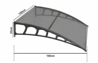 Polikarbonát előtető
